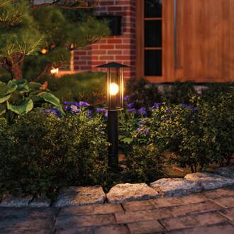 Paulmann Classic LED tuinlamp met gouden licht zwart, helder
