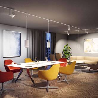 Paulmann Corus URail hanglamp mat wit