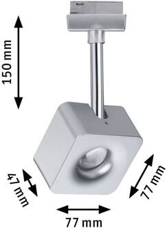 Paulmann Cube 230V-railsysteem lamp URail LED vast ingebouwd 8 W LED Chroom (mat)