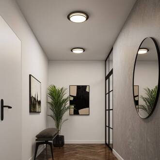 Paulmann Egron LED plafondlamp 3-step-dim, zwart zwart, wit