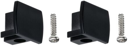 Paulmann Eindkap Urail Universeel Zwart 2 Stuks