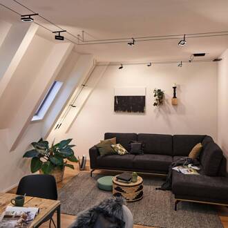 Paulmann Frame LED kabelsysteem 5-lamps mat zwart