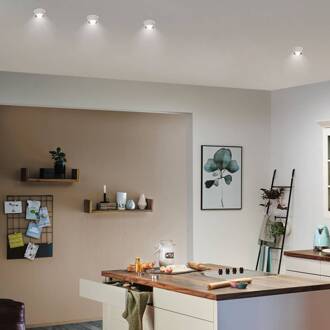 Paulmann Gil LED inbouw wit/zwart mat wit mat, zwart mat