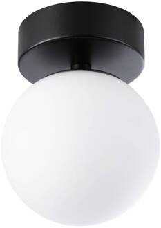 Paulmann Gove LED plafondlamp 1-lamp zwart 5W zwart mat, wit gesatineerd
