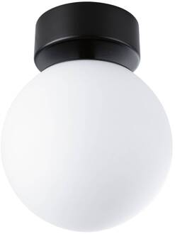 Paulmann Gove LED plafondlamp 1-lamp zwart 9W zwart mat, wit gesatineerd