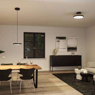 Paulmann Hildor LED plafondlamp 3-step-dim zwart mat zwart, chroom, wit