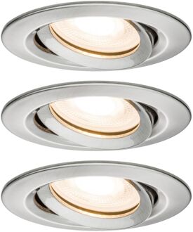 Paulmann Inbouwset Nova IP65 LED 3x7W GU10 geb. staal 92900