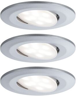 Paulmann Inbouwspot Led Calla Kantelbaar Chroom 3x6,5w