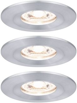 Paulmann Inbouwspot Led Nova Mini Aluminium 3x4w
