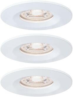 Paulmann Inbouwspot Led Nova Mini Wit 3x4w