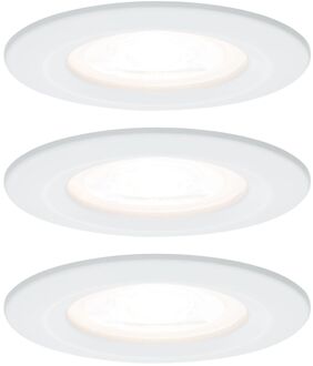 Paulmann Inbouwspot Nova Wit ⌀7,8cm Gu10 6,5w 3st.