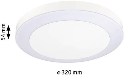 Paulmann LED buiten plafondlamp Circula, wit, sensor, IP44