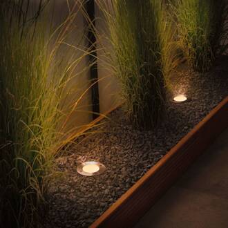 Paulmann LED grondspot inbouwlamp 94732, Ø 11 cm, roestvrij staal