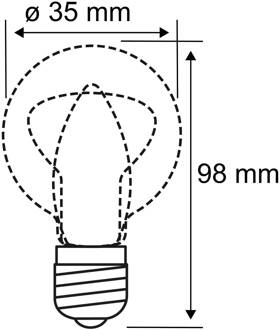 Paulmann LED lamp E14 B35 5W 840 mat dimbaar