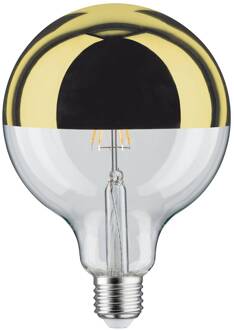 Paulmann LED lamp E27 G125 827 6,5W Kopspiegel goud