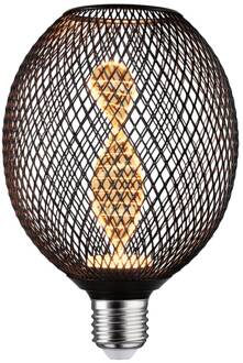 Paulmann LED Metallic Glow Globe Helix E27 zwart