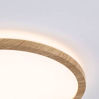 Paulmann LED plafondlamp Atria Shine Ø42cm eiken IP44 3.000K eikenhout