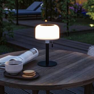 Paulmann LED tafellamp Bartja, zwart, IP44 dimbaar