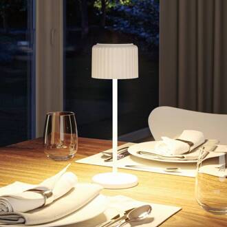 Paulmann LED tafellamp Else, wit, IP44, dimbaar