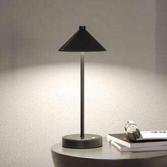 Paulmann LED tafellamp Pellini, zwart 37 cm dimbaar CCT zwart mat