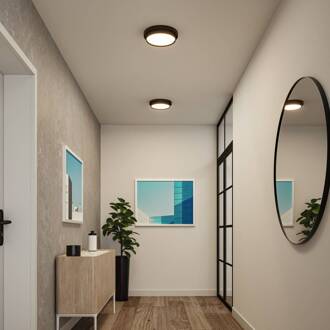 Paulmann Malik LED plafondlamp, 3-step-dim zwart mat zwart