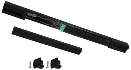 Paulmann middenvoeding URail Zigbee, zwart mat, lang