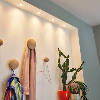 Paulmann Nova mini inbouwspot set per 3 IP44 wit mat wit