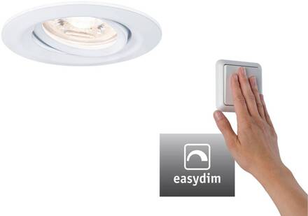 Paulmann Nova Mini plus inbouwspot easydim wit mat wit