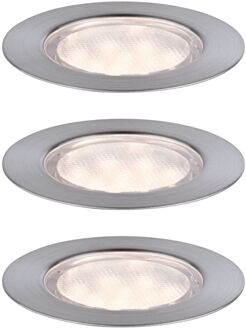 Paulmann Outdoor Link & Light Basisset Grondspots Zilver 1,8w 3 Stuks
