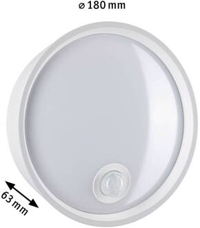 Paulmann Platomo LED buiten wandlamp sensor wit