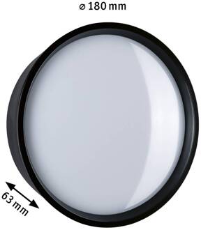 Paulmann Platomo LED buitenwandlamp zwart