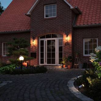 Paulmann Plug & Shine Klassieke Lantaarn sokkellamp antraciet, helder