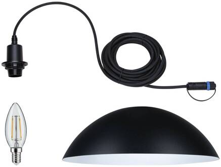 Paulmann Plug & Shine LED hanglamp Mapalo E14 aluminium antraciet