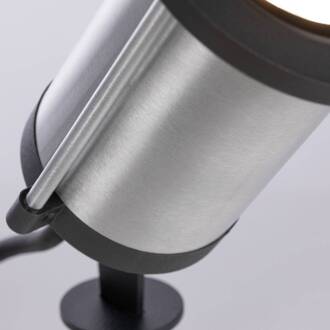 Paulmann Plug & Shine LED prikspot Classic geborsteld zilver, antraciet