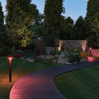 Paulmann Plug & Shine LED tuinpadverlichting Plaat, RGBW, ZigBee antraciet