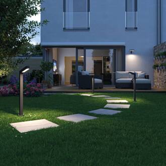 Paulmann Plug & Shine LED tuinpadverlichting, verticaal, IP65 antraciet, helder