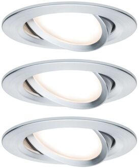Paulmann Premium Coin Slim dim LED 3x6,8W 2700K alu gedr 93903