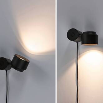 Paulmann Puric Pane I LED tafellamp, hoogte 16 cm zwart
