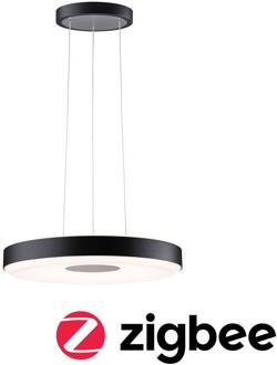 Paulmann Puric Pane LED hanglamp ZigBee Ø 40cm zwart, wit
