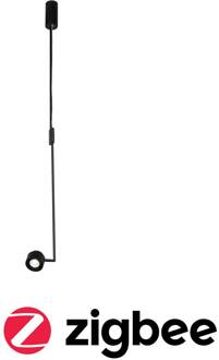 Paulmann Puric Pane LED hanglamp ZigBee Ø 8,6cm zwart