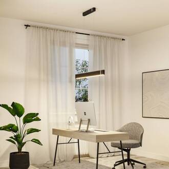 Paulmann Smart LED hanglamp Jagun, antraciet, 100 cm, vilt