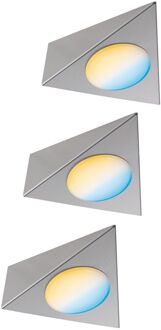 Paulmann Starterset Spot Clever Connect Trigo Nikkel 3x2w