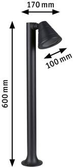 Paulmann Trian tuinlamp GU10 uit te lijnen antraciet