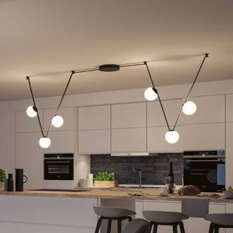 Paulmann ULine LED hanglamp Ball, wit/zwart, 3.000 K wit, zwart