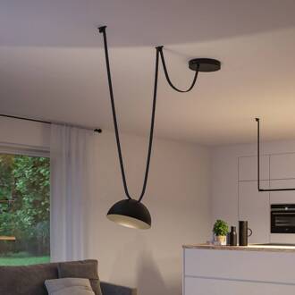 Paulmann ULine LED hanglamp Bol, zwart, 3.000 K