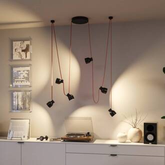 Paulmann ULine LED-spot Ronde, zwart, 3.000 K