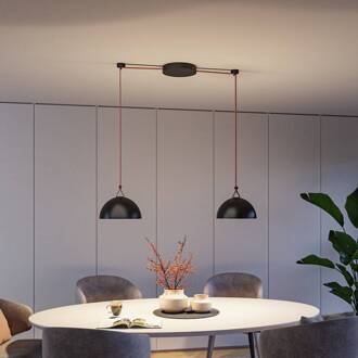 Paulmann ULine riemklem, set van 2, zwart