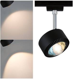 Paulmann URail Aldan LED spot, zwart mat, metaal, CCT