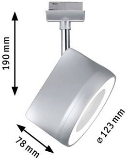 Paulmann URail Arena LED spot dimbaar chroom 4000K chroom mat, chroom