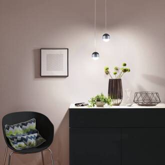 Paulmann URail Capsule II hanglamp 4.000K zwart mat zwart, chroom